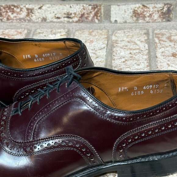 🎉 HOST PICK Allen Edmonds Strand Cap-toe Oxford Dress Shoe Combo Sole Size 11.5 - Picture 6 of 8
